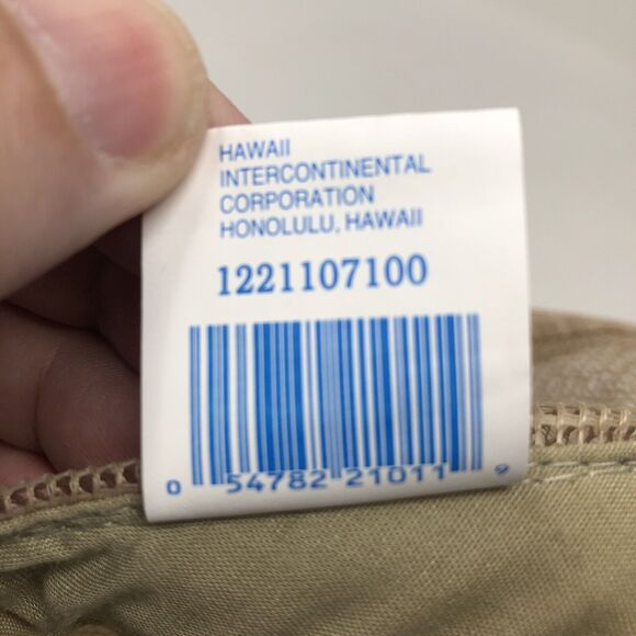 Hawaii Trucker Hat by Hawaiian Headwear Snapback Cap Khaki Taupe - Picture 6 of 8